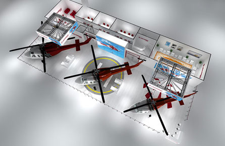 進博會的效果圖及案例-LEONRADO直升機(jī)